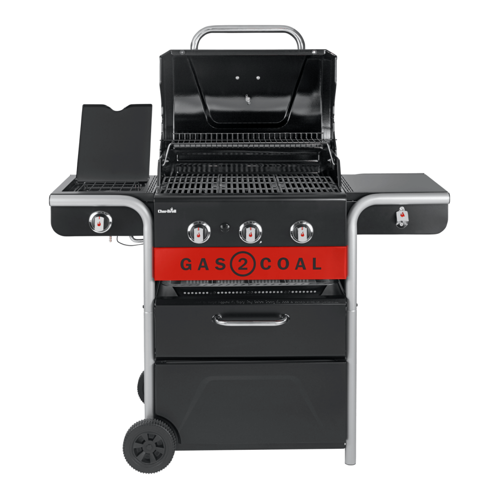 Barbecue CharBroil Hybride Gaz/Charbon