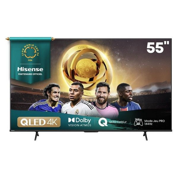 TELEVISEUR QLED 4K HISENSE 55E7Q PRO