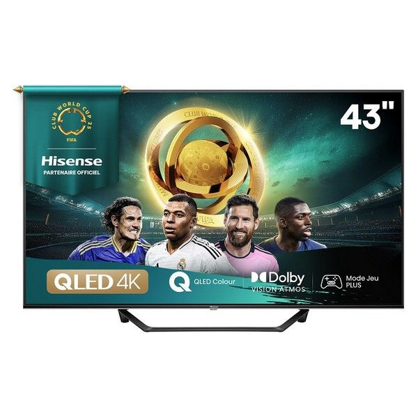 TELEVISEUR QLED 4K HISENSE 43A7Q