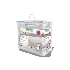 SURMATELAS NON LITIER 160CM X 200CM LINGE DES FAMILLES GLYCINE 160X200