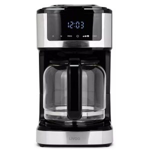 Cafetière Filtre 12 Tasses Programmable LIVOO DOD208